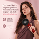 Escova Capilar Elétrica com Luz Vermelha e Aplicador de Óleo
