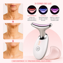 Massageador Golfinho LED Anti-Idade para Pescoço e Rosto | Rejuvenescimento em Casa