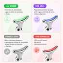 Massageador Golfinho LED Anti-Idade para Pescoço e Rosto | Rejuvenescimento em Casa