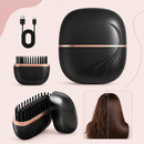 Mini Escova Alisadora Elétrica Portátil Lunara™ Sem Fio | Controle de Frizz