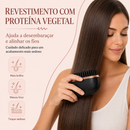 Mini Escova Alisadora Elétrica Portátil Lunara™ Sem Fio | Controle de Frizz