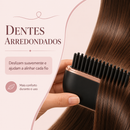 Mini Escova Alisadora Elétrica Portátil Lunara™ Sem Fio | Controle de Frizz