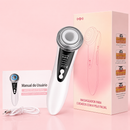 Lunavie Massageador Facial EMS | LED, Aquecimento e Vibração
