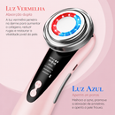 Lunavie Massageador Facial EMS | LED, Aquecimento e Vibração