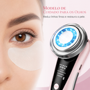 Lunavie Massageador Facial EMS | LED, Aquecimento e Vibração