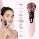 Lunavie Massageador Facial EMS | LED, Aquecimento e Vibração