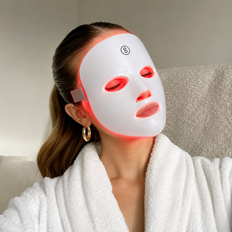 Máscara Facial LED 7 Cores Hadarea